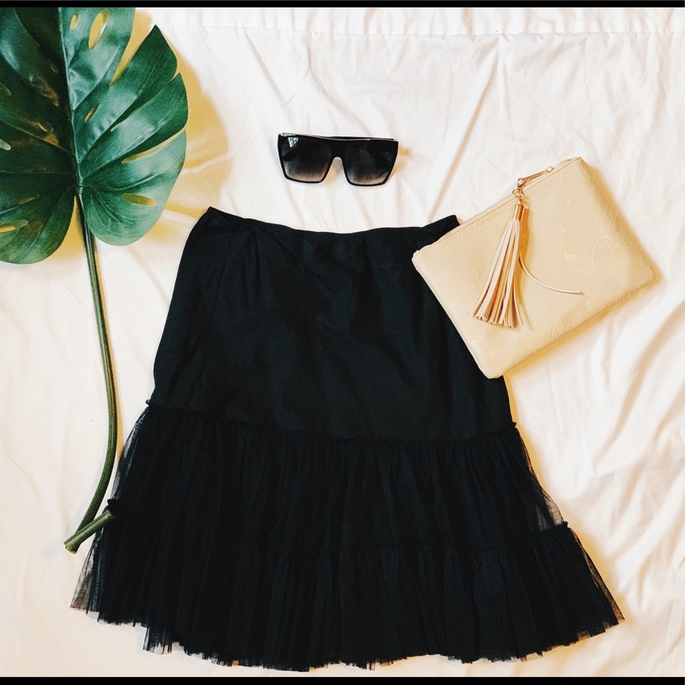 Anthropologie Eloise Tulle Skirt